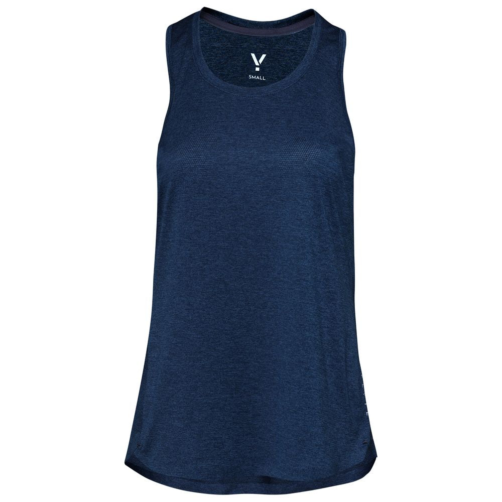 Womens Stellar Tech Singlet (Navy) #contain
