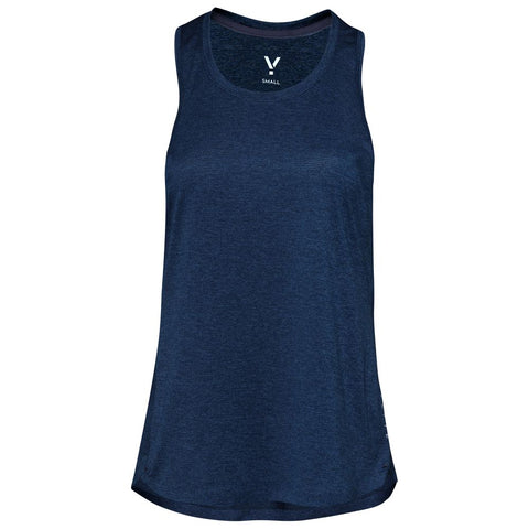 Womens Stellar Tech Singlet (Navy) #contain