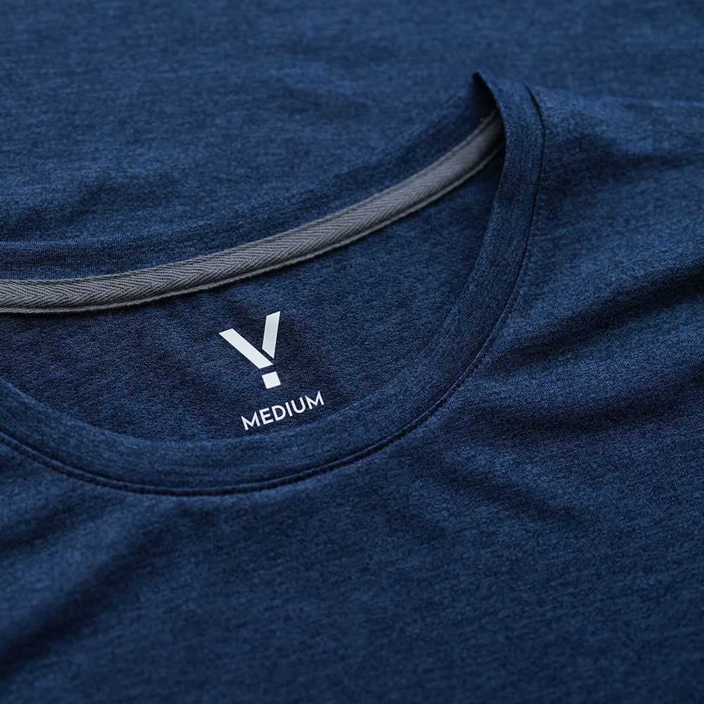 Womens Volta Tech Tee (Navy)