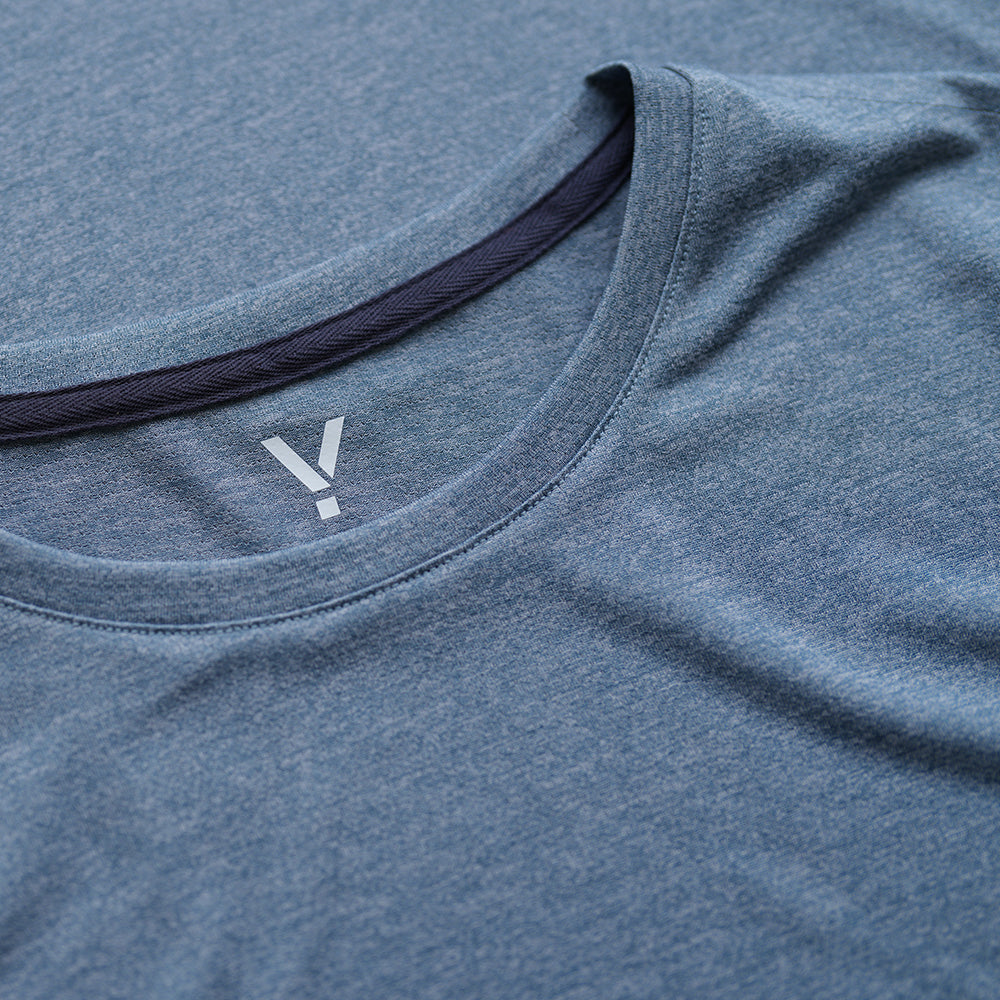 Womens Volta Tech Tee (Dusk Blue)