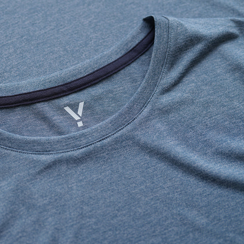 Womens Volta Tech Tee (Dusk Blue)
