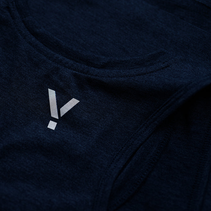 Womens Stellar Tech Singlet (Navy)