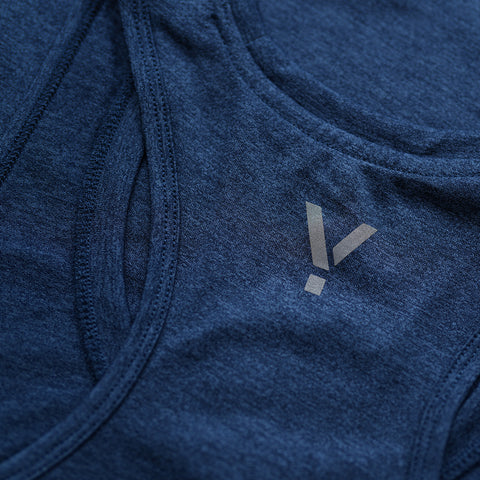 Womens Stellar Tech Singlet (Navy)