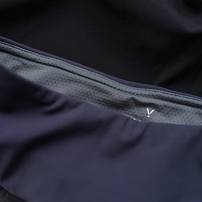 Womens Swift 2-In-1 Shorts (Black/Charcoal)
