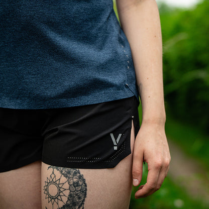 Womens Luna Shorts (Black)