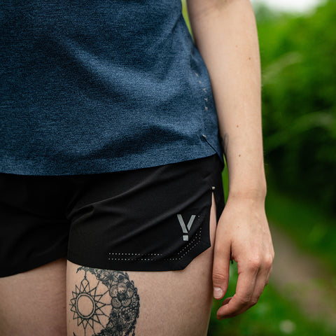 Womens Luna Shorts (Black)