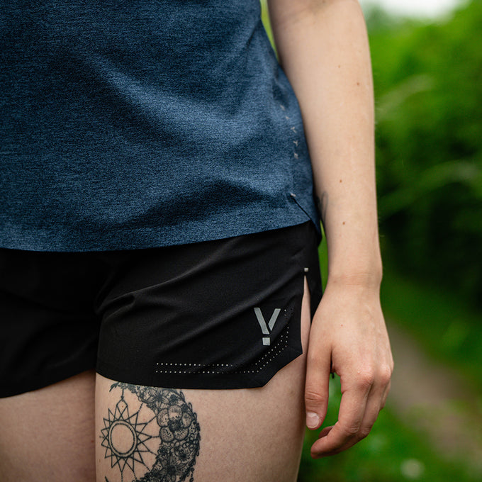 Womens Luna Shorts (Black)