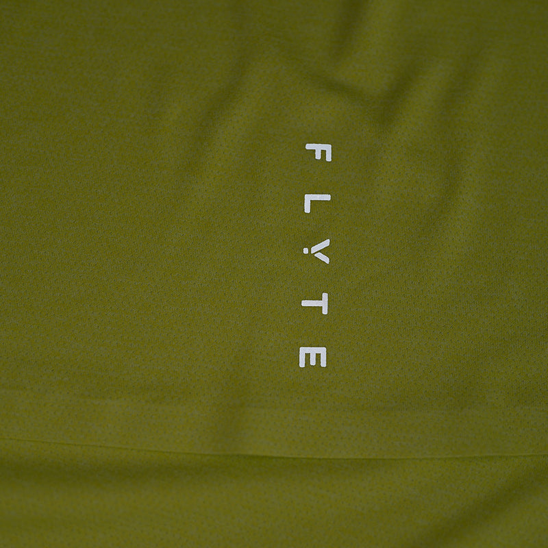 Mens Astral Long Sleeve Tech T-Shirt (Citron) | Flyte