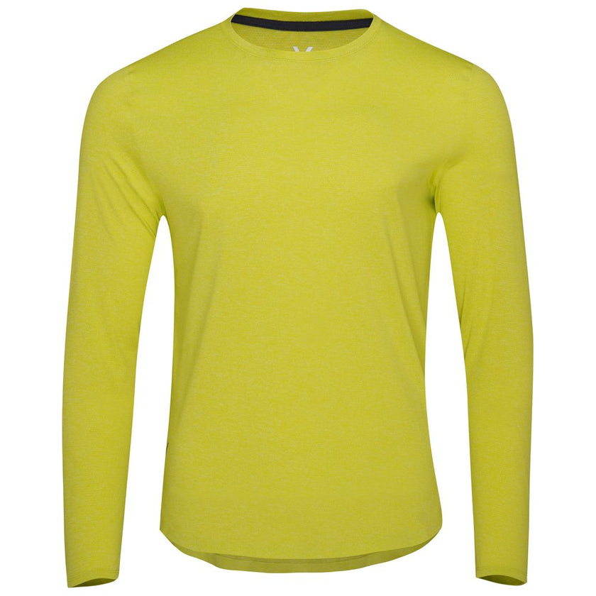 Mens Astral Long Sleeve Tech T-Shirt (Citron) #contain