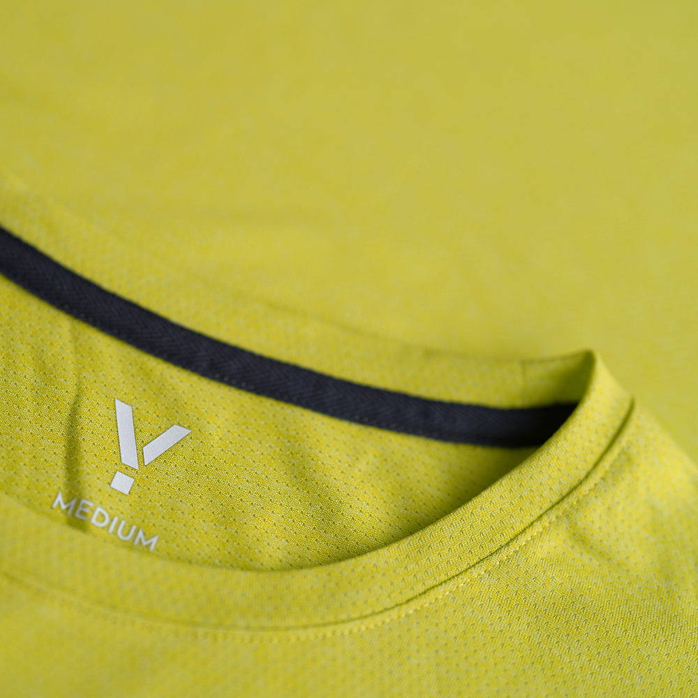 Mens Astral Long Sleeve Tech T-Shirt (Citron) | Flyte