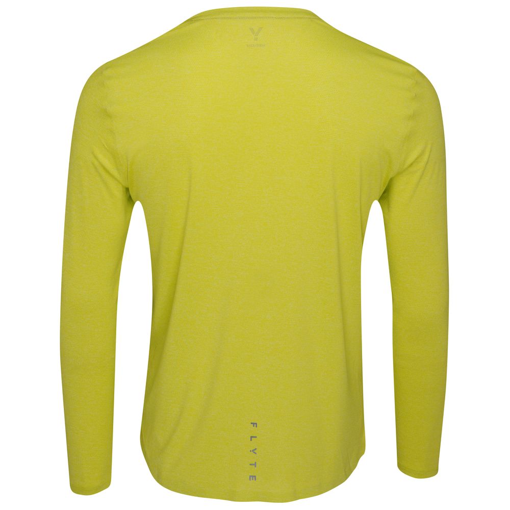 Mens Astral Long Sleeve Tech T-Shirt (Citron) | Flyte