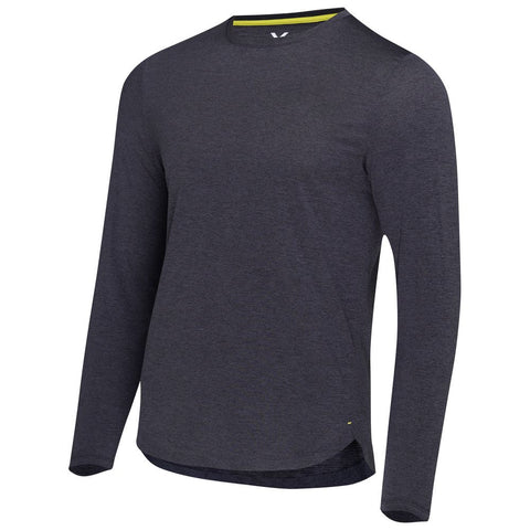 Mens Astral Long Sleeve Tech T-Shirt (Graphite) #contain