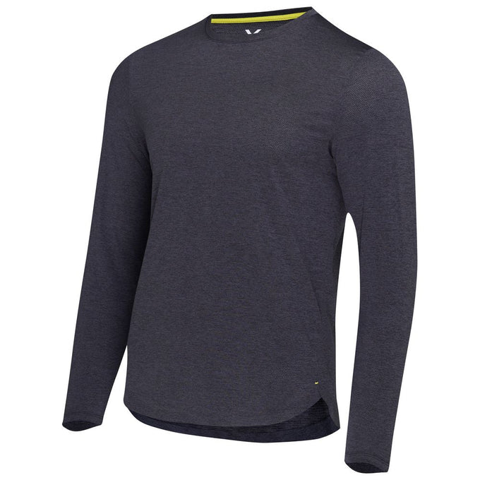 Mens Astral Long Sleeve Tech T-Shirt (Graphite) #contain