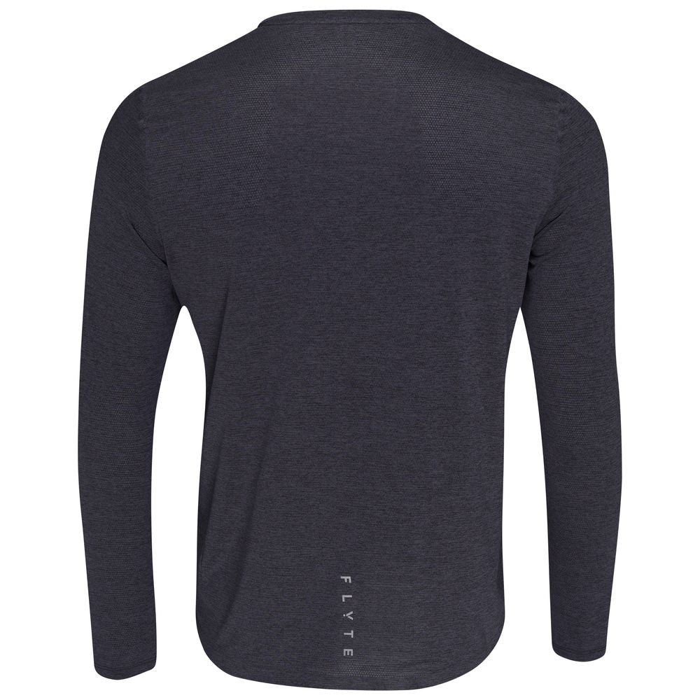 Mens Astral Long Sleeve Tech T-Shirt (Graphite) #contain