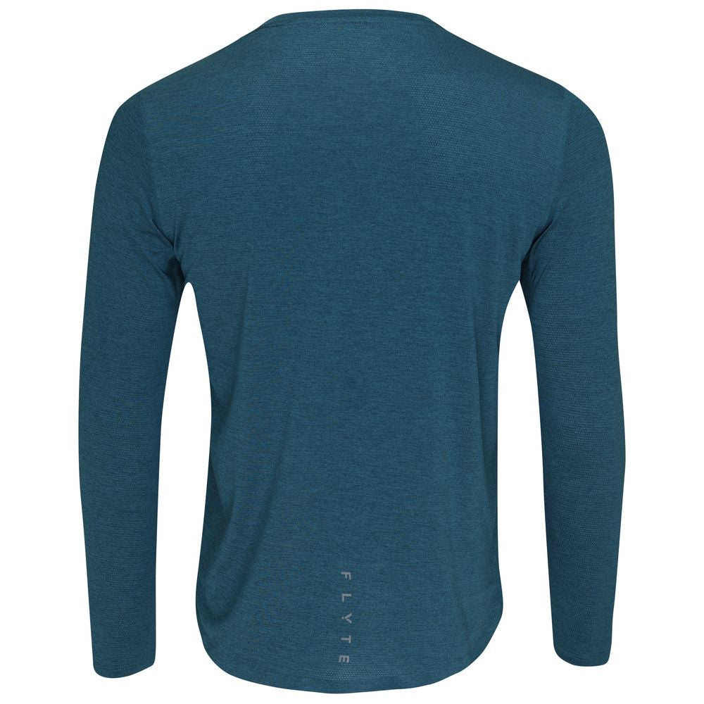 Mens Astral Long Sleeve Tech T-Shirt (Petrol) | Flyte