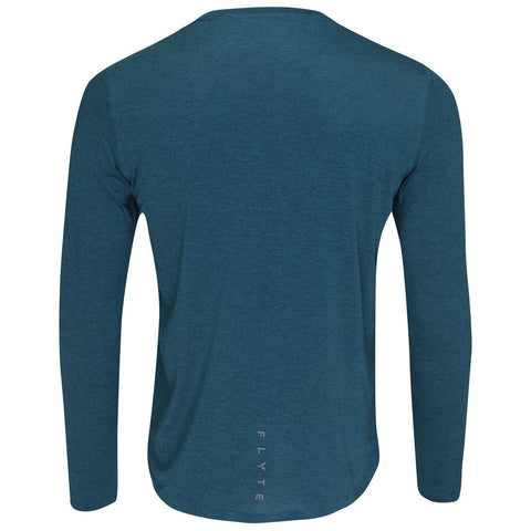 Mens Astral Long Sleeve Tech T-Shirt (Petrol) #contain