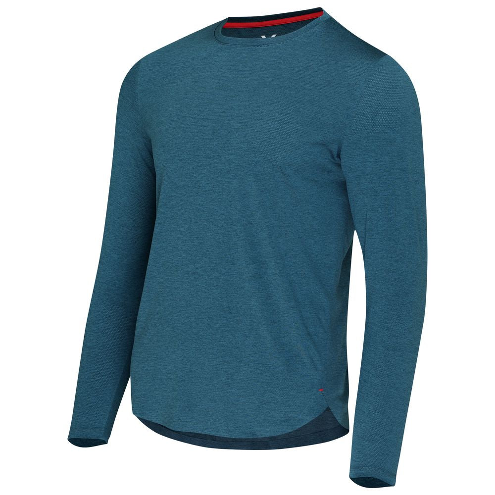 Mens Astral Long Sleeve Tech T-Shirt (Petrol) | Flyte