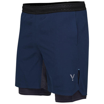 Flyte Mens Swift 2-In-1 Shorts (Navy)