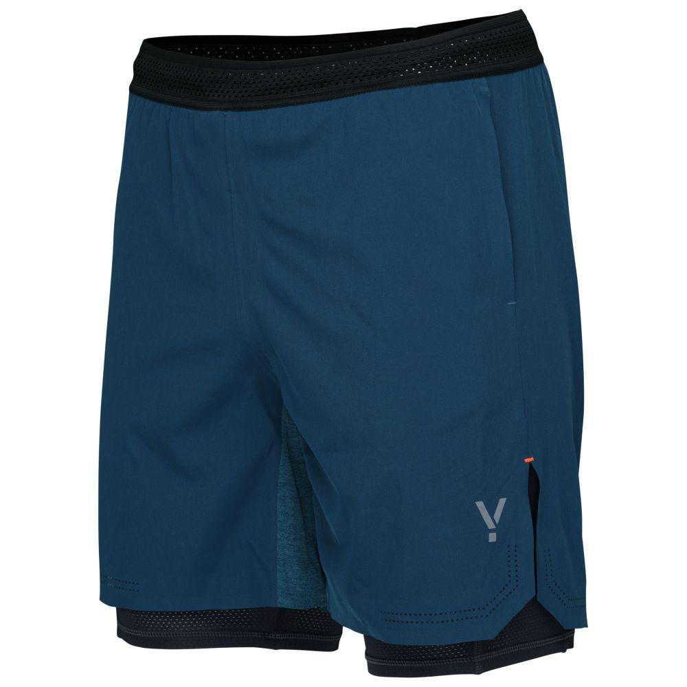 Flyte Mens Swift 2-In-1 Shorts (Petrol)