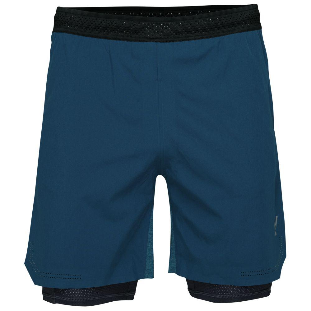 Flyte Mens Swift 2-In-1 Shorts (Petrol)