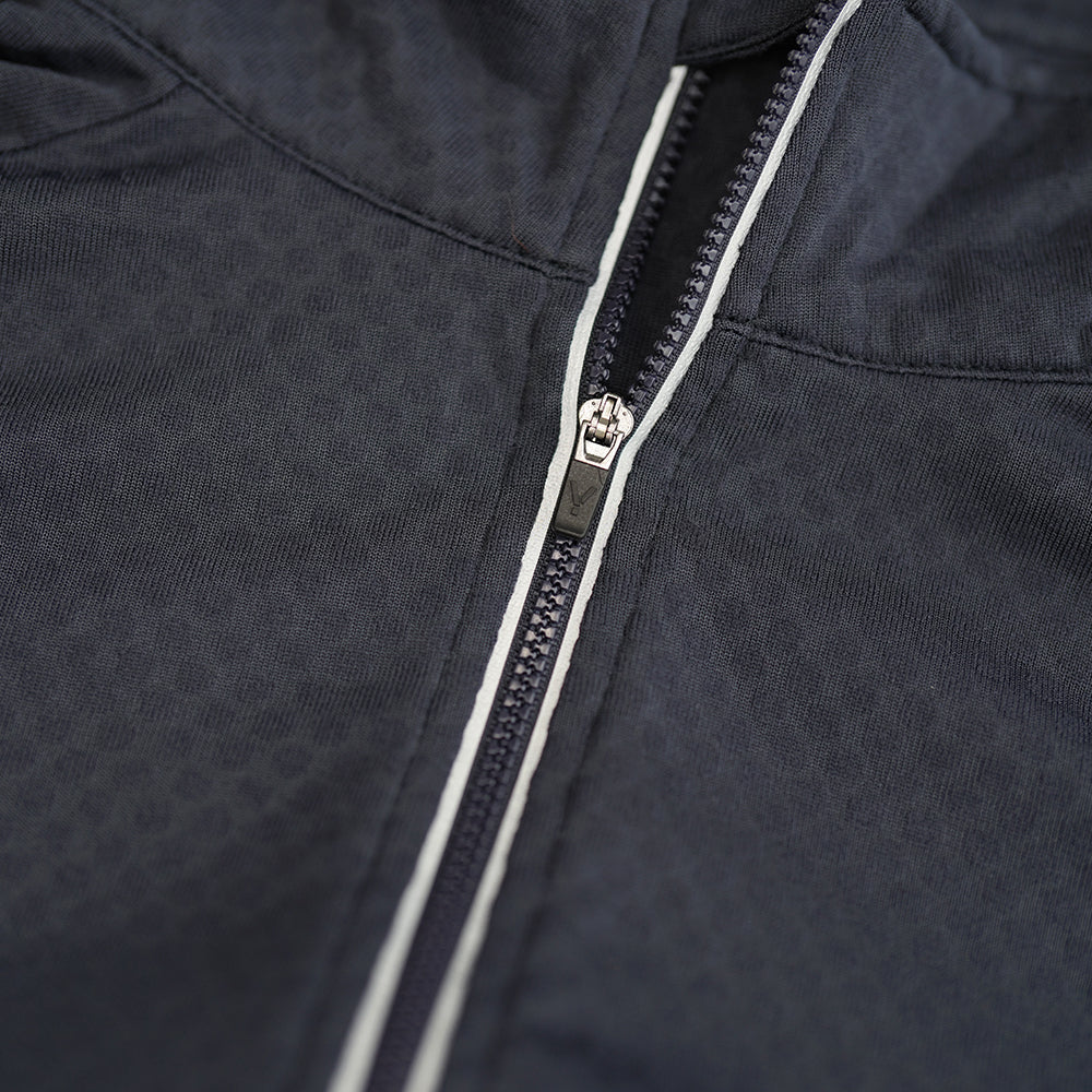 Mens Zephyr Zip Grid Fleece (Graphite) | Flyte