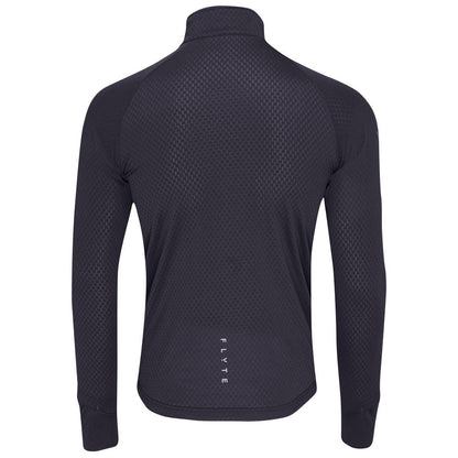 Mens Zephyr Zip Grid Fleece (Graphite) | Flyte