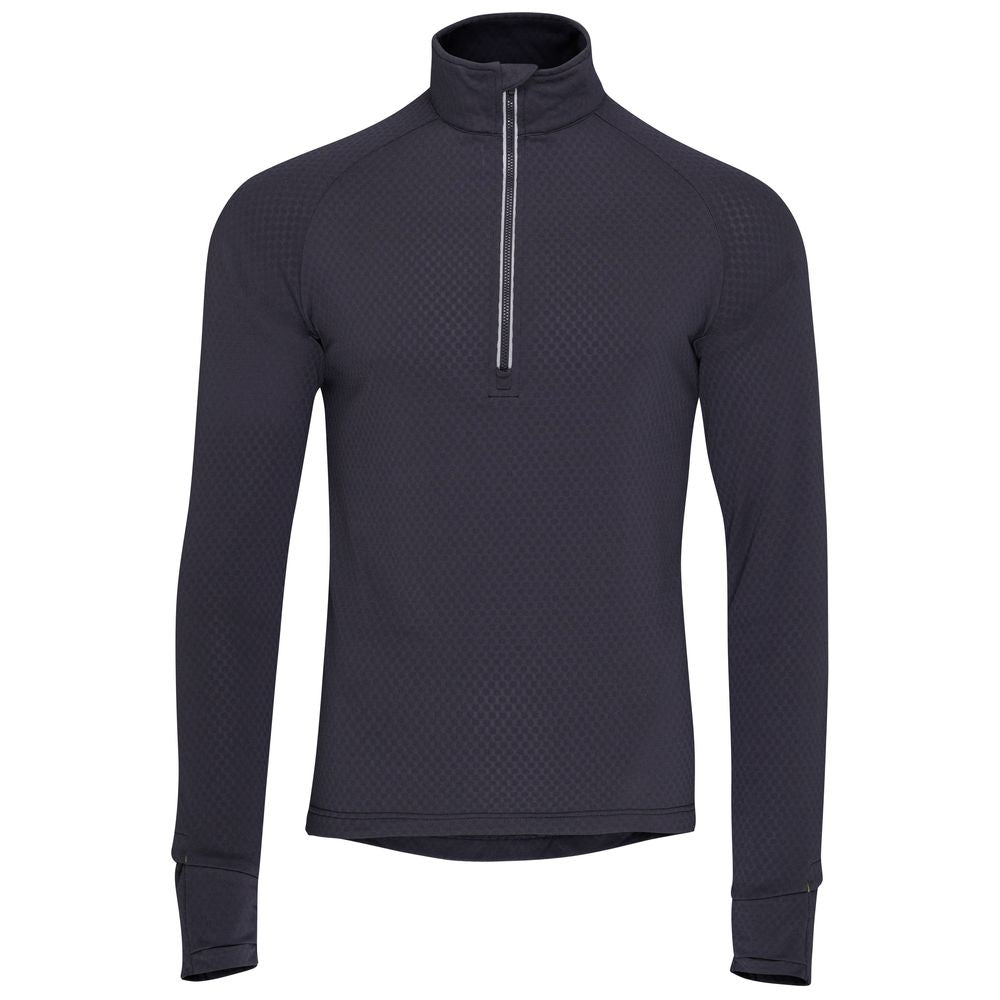 Mens Zephyr Zip Grid Fleece (Graphite) | Flyte