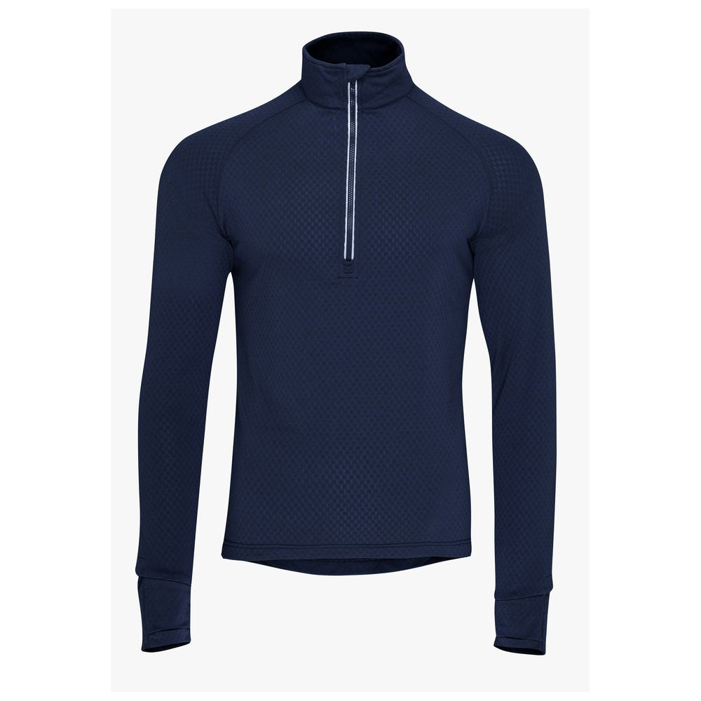Mens Zephyr Zip Grid Fleece (Navy) #contain