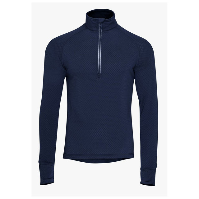 Mens Zephyr Zip Grid Fleece (Navy) #contain