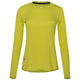 Womens Astral Long Sleeve Tech T-Shirt (Citron) #contain