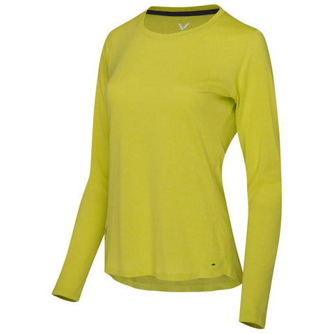 Womens Astral Long Sleeve Tech T-Shirt (Citron) #contain
