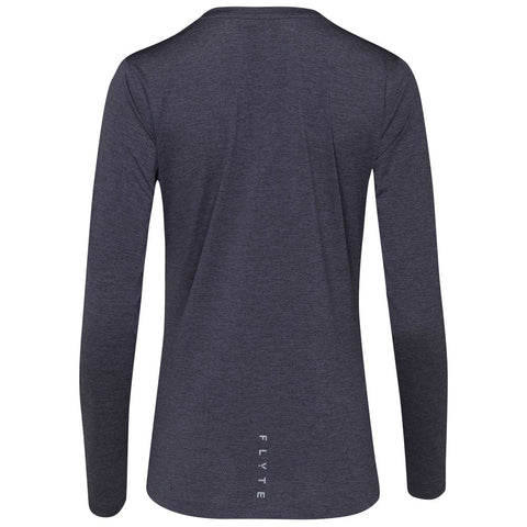 Womens Astral Long Sleeve Tech T-Shirt (Graphite) #contain