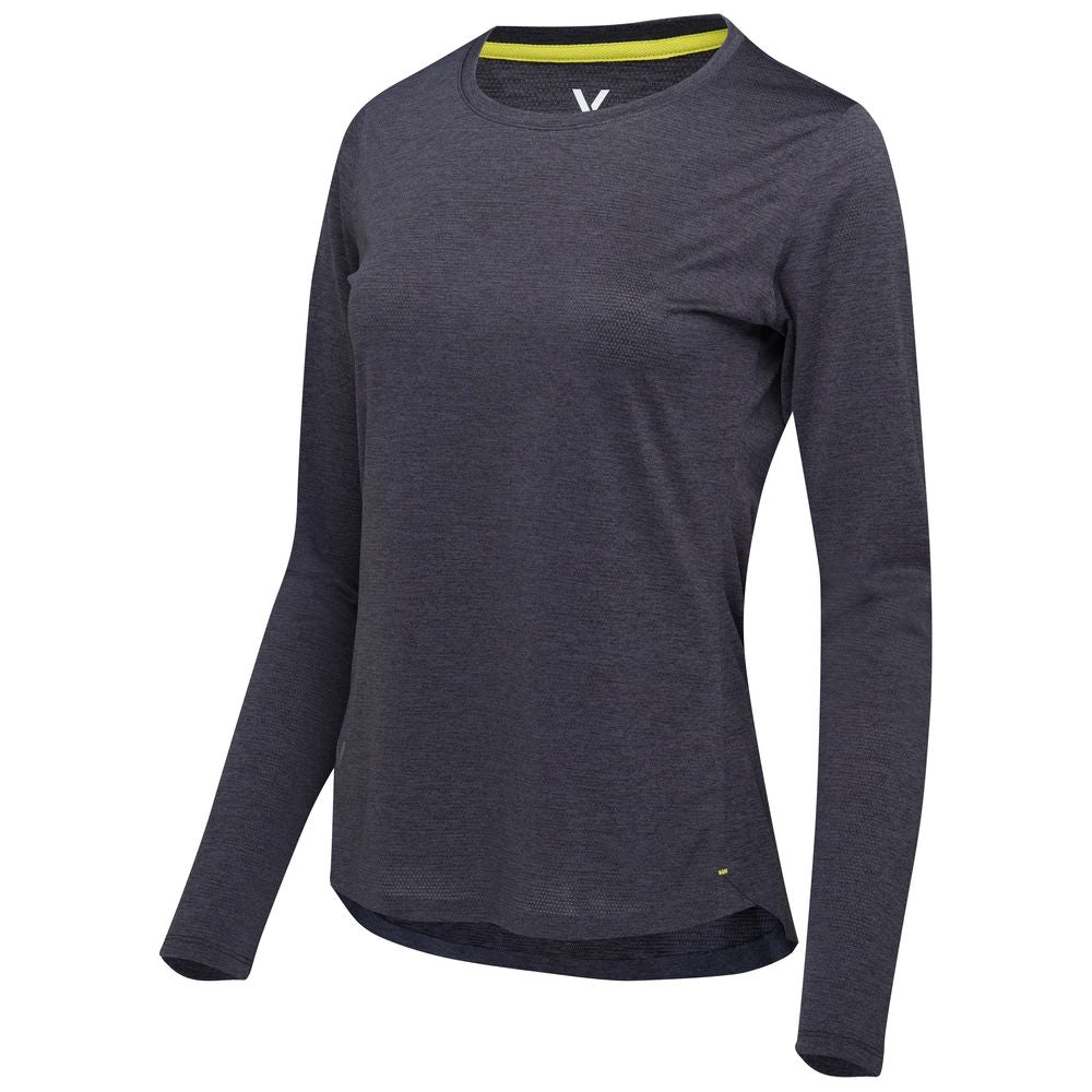 Womens Astral Long Sleeve Tech T-Shirt (Graphite) #contain
