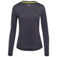 Womens Astral Long Sleeve Tech T-Shirt (Graphite) #contain