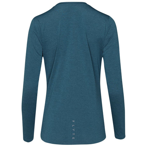 Womens Astral Long Sleeve Tech T-Shirt (Petrol) #contain