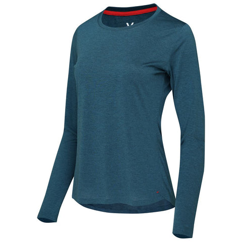 Womens Astral Long Sleeve Tech T-Shirt (Petrol) #contain