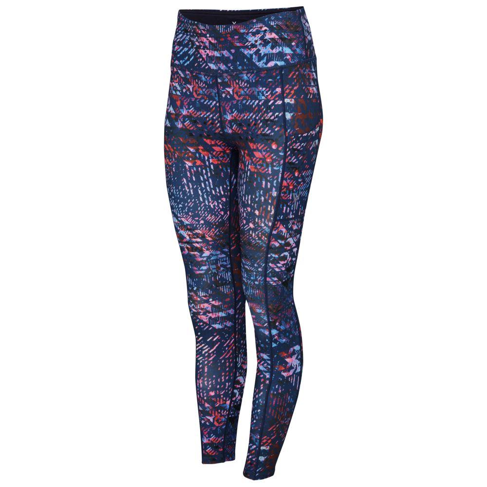 Flyte Womens Nyx Tights (Grapefruit/Navy Print)