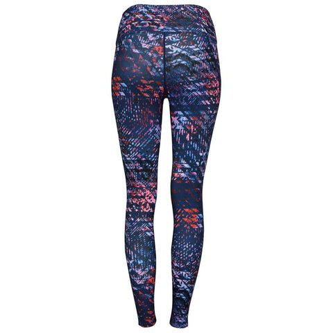 Womens Nyx Tights (Grapefruit/Navy Print) #contain