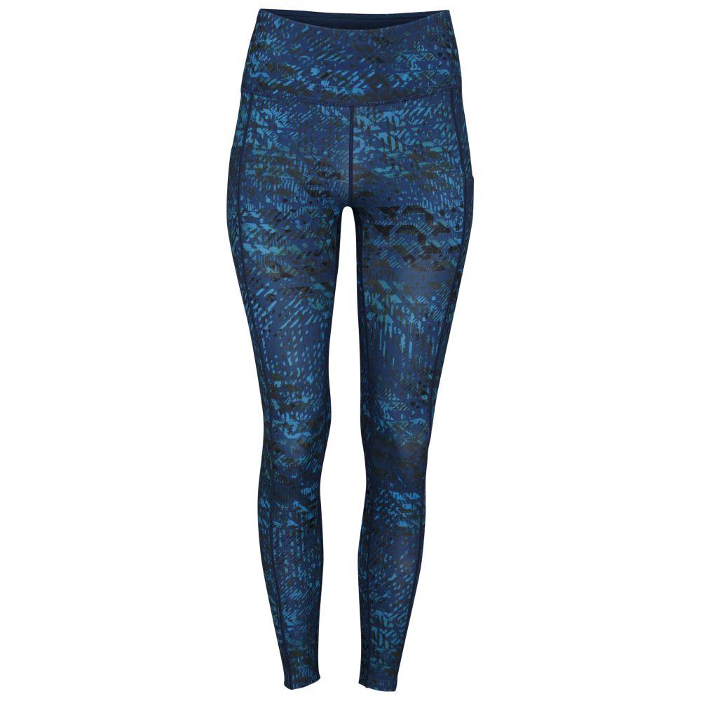 Flyte Womens Nyx Tights (Petrol/Navy Print)