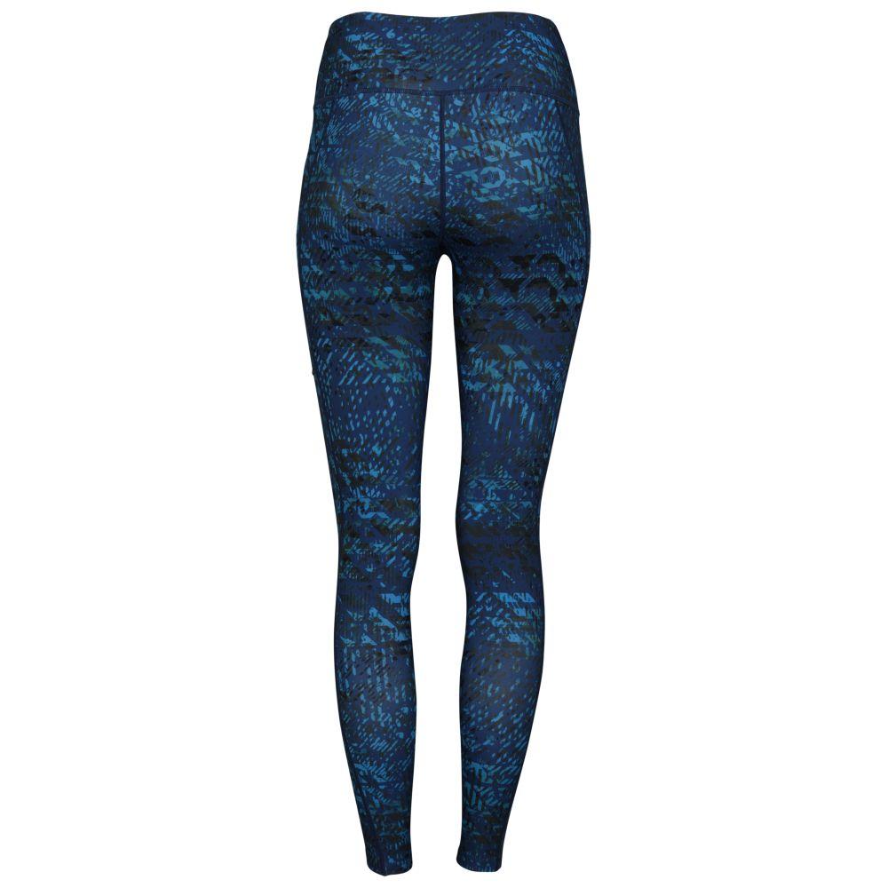 Flyte Womens Nyx Tights (Petrol/Navy Print)