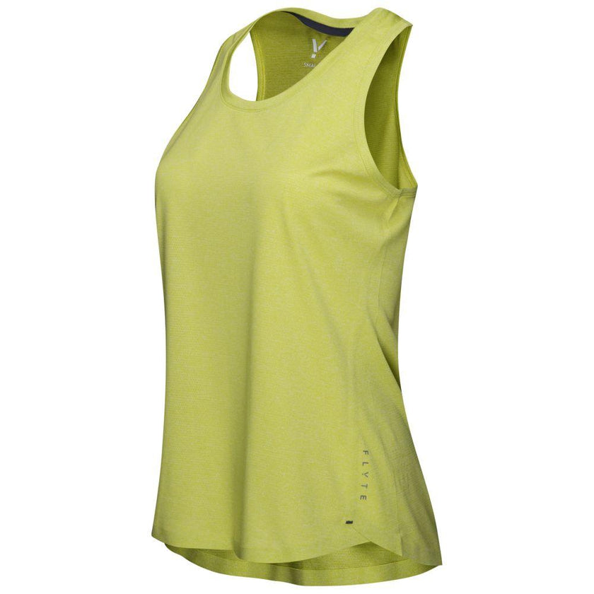 Womens Stellar Tech Singlet (Citron) #contain