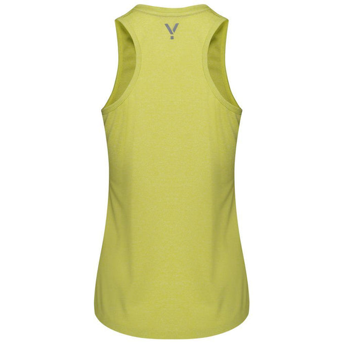 Womens Stellar Tech Singlet (Citron) #contain