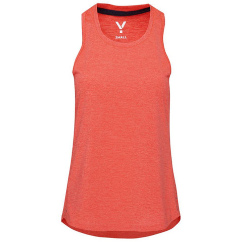 Womens Stellar Tech Singlet (Grapefruit) #contain