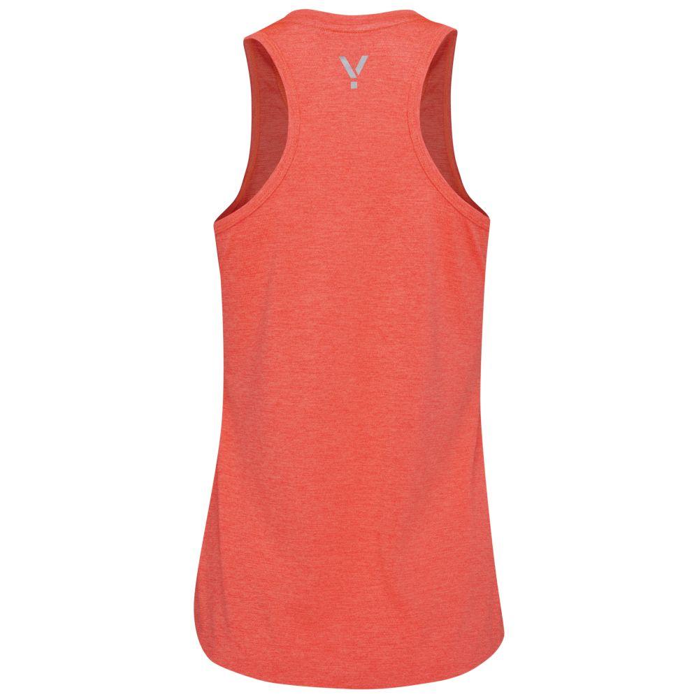 Womens Stellar Tech Singlet (Grapefruit) #contain