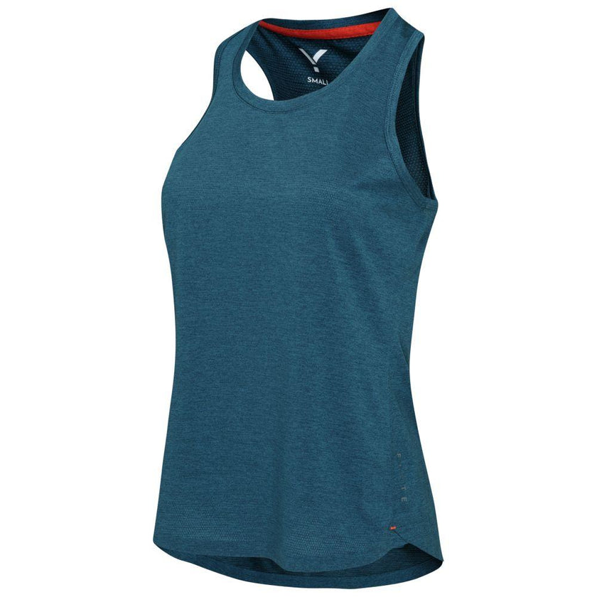 Womens Stellar Tech Singlet (Petrol) #contain
