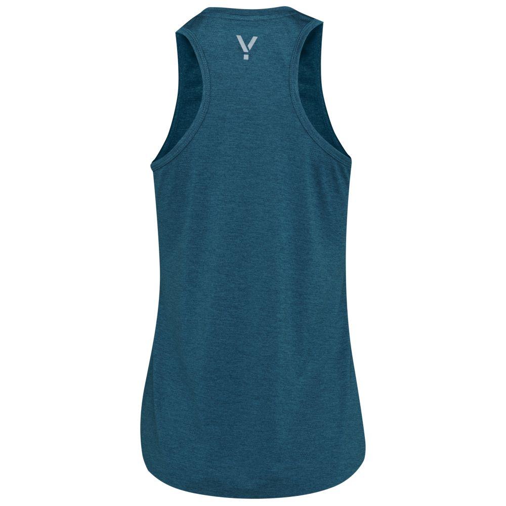 Womens Stellar Tech Singlet (Petrol) #contain