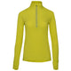 Womens Zephyr Zip Grid Fleece (Citron) #contain