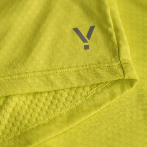 Womens Zephyr Zip Grid Fleece (Citron)