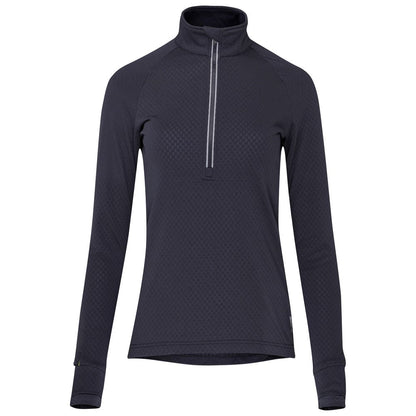 Womens Zephyr Zip Grid Fleece (Graphite) | Flyte