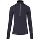 Womens Zephyr Zip Grid Fleece (Graphite) #contain